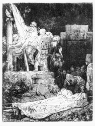 La discesa dalla croce, 1654